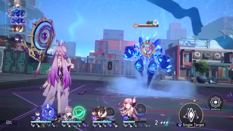 Honkai Star Rail Fu Xuan defensive gameplay screenshot