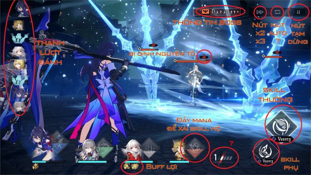Honkai Star Rail elemental effects freeze burn shock UI