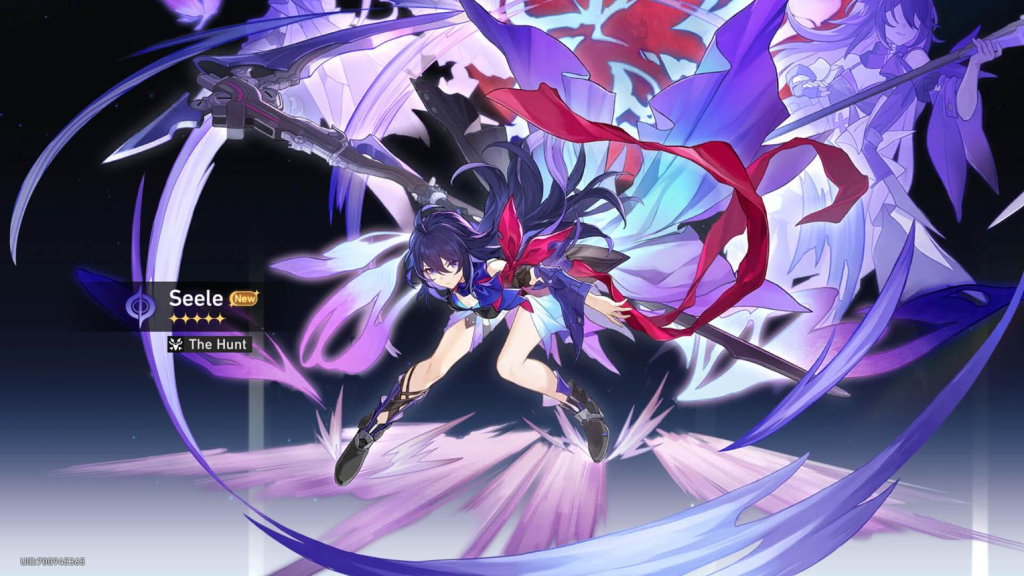 Honkai Star Rail Seele The Hunt 5-star character pull screen