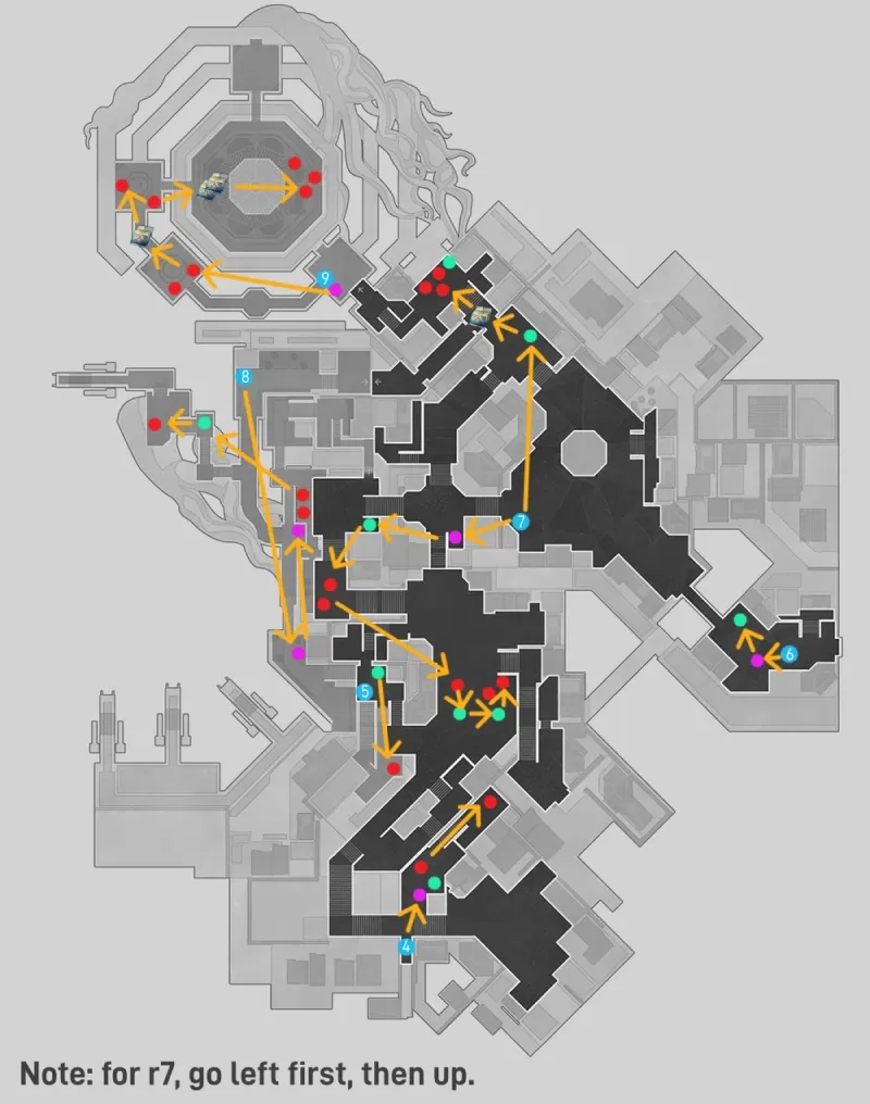 Honkai Star Rail map farming route guide