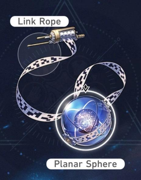 Honkai Star Rail planar sphere link rope art