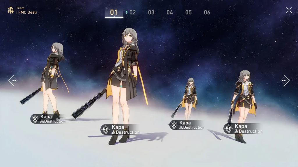 Honkai Star Rail 4 Trailblazer meme team
