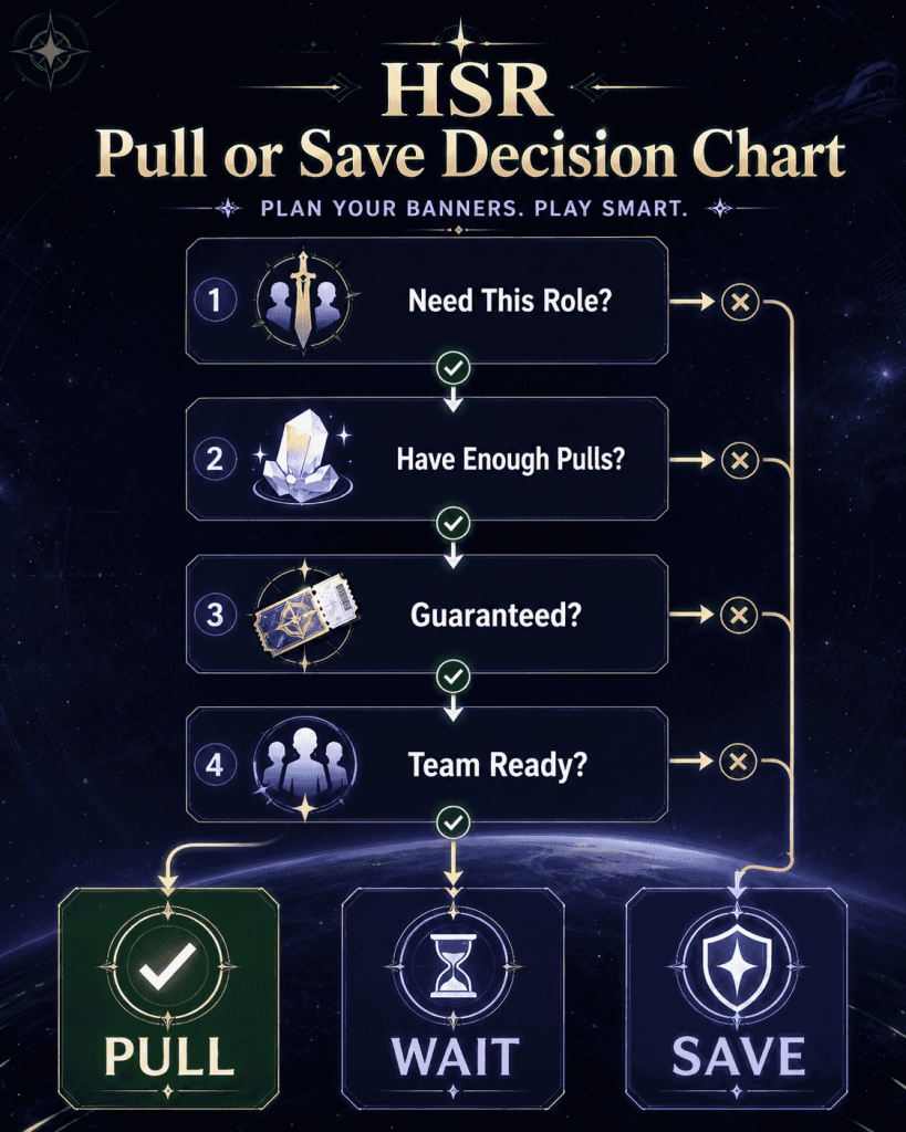 HSR pull or save decision chart for next banner planning