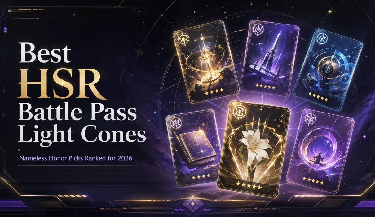 Best HSR Battle Pass Light Cones Ranked Nameless Honor Picks 2026
