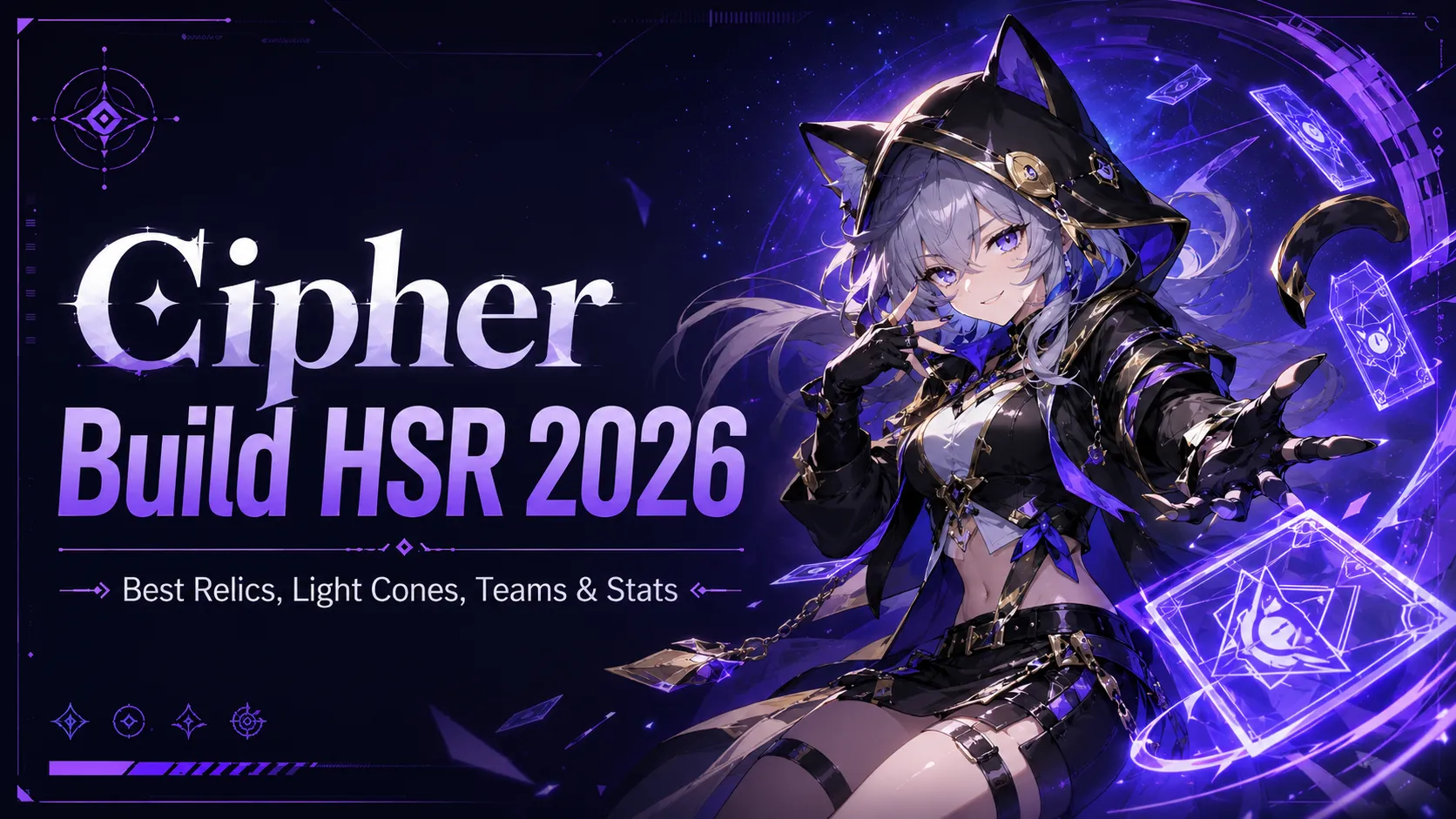 Cipher Build HSR 2026: Best Relics, Light Cones, Teams & Stats