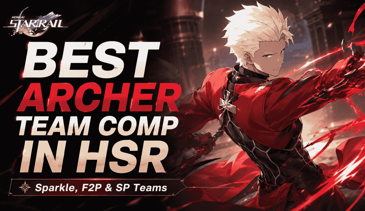 Best Archer team comp in HSR with Sparkle F2P and SP teams