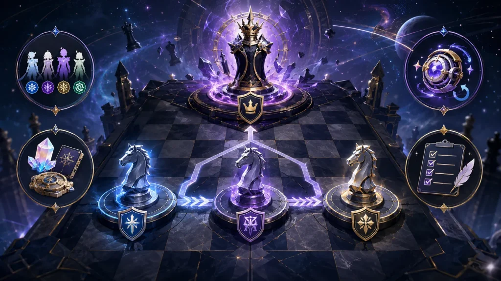HSR Anomaly Arbitration guide for Knight stages King in Check teams and rewards