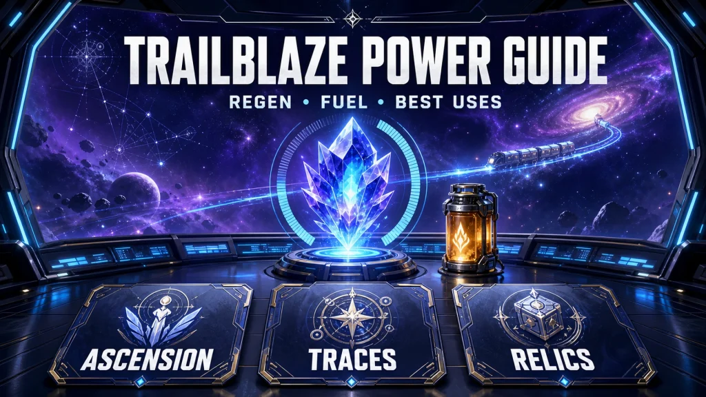 HSR Trailblaze Power guide with regeneration, Fuel and farming priorities
