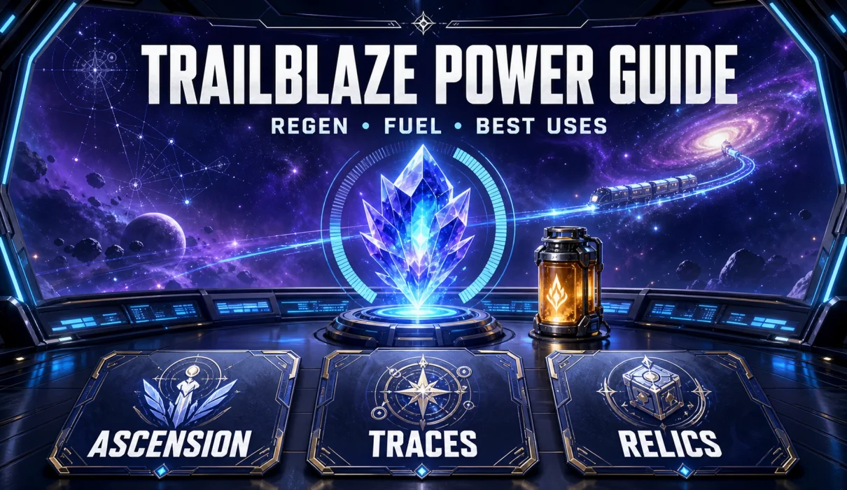 HSR Trailblaze Power guide with regeneration, Fuel and farming priorities