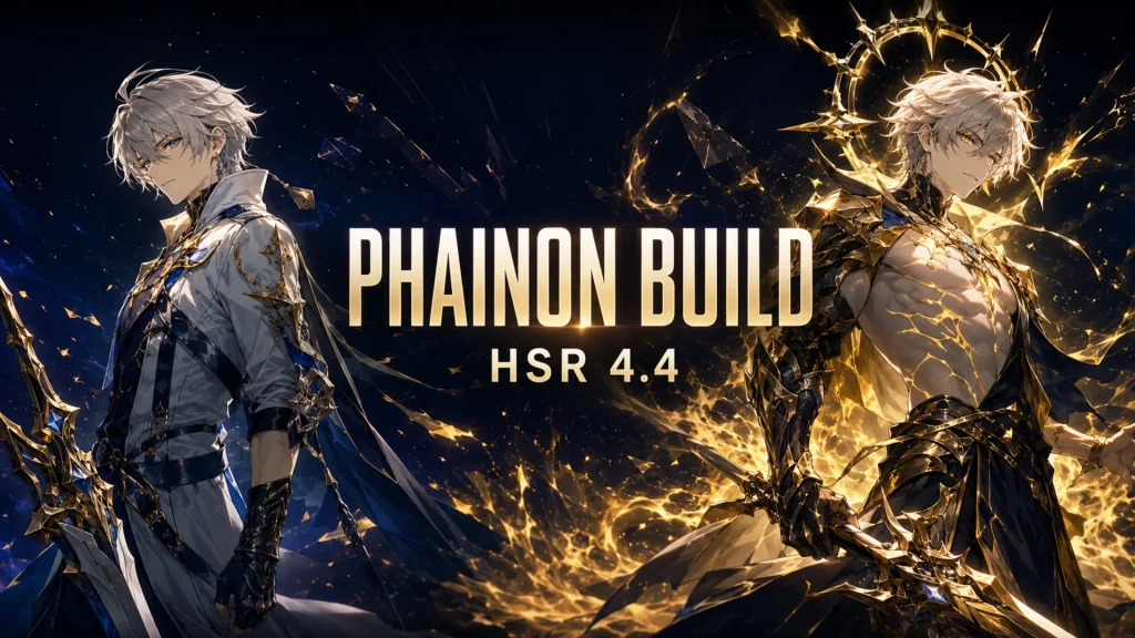 Phainon build HSR guide with his normal form and Khaslana transformation