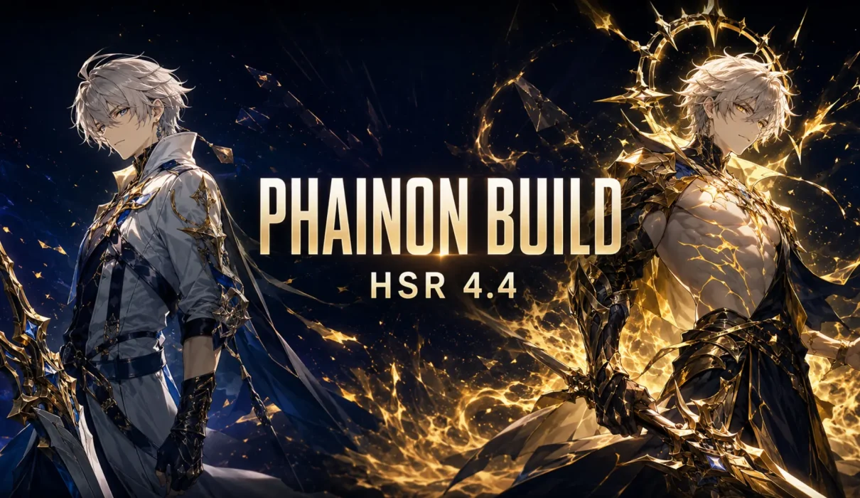 Phainon build HSR guide with his normal form and Khaslana transformation