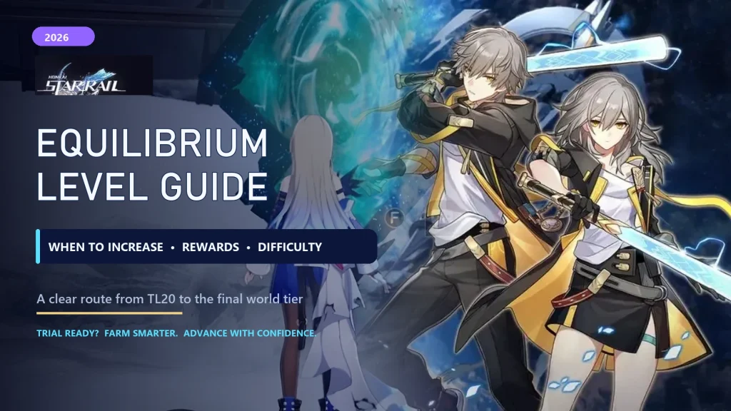HSR Equilibrium Level guide with the Trailblazer facing a Trial of Equilibrium challenge
