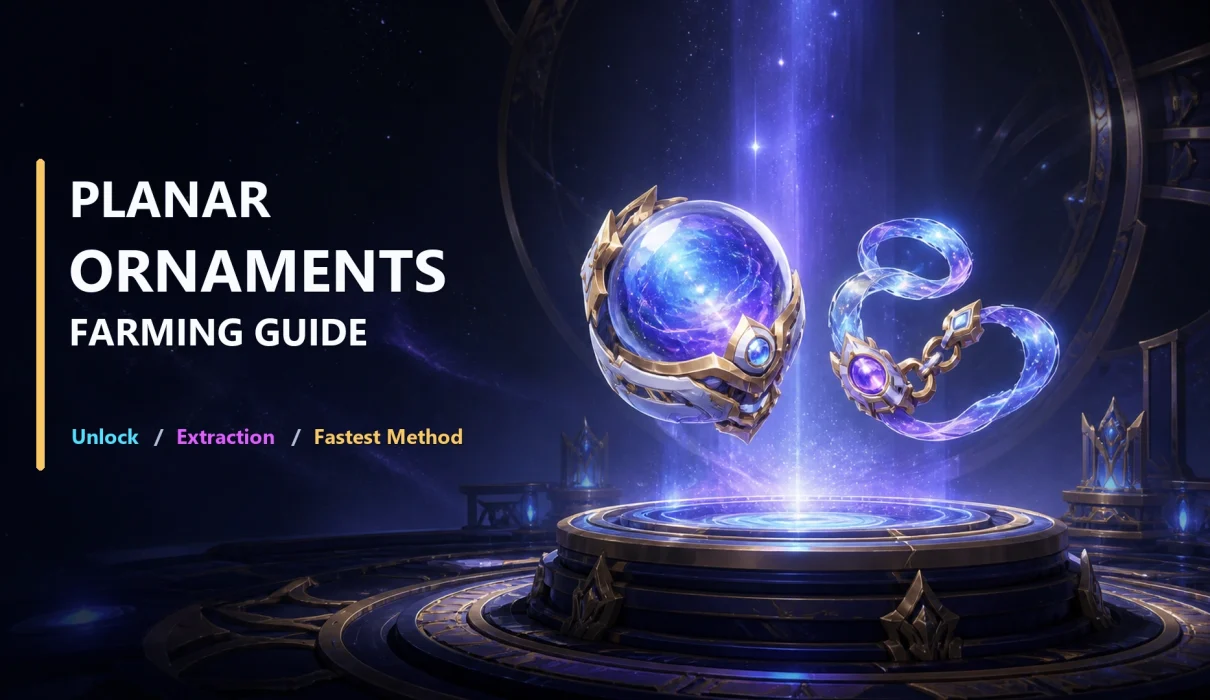 HSR Planar Ornaments farming guide with Ornament Extraction and Planar Sphere Link Rope